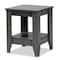 Baxton Studio Audra Modern and Contemporary Grey Finished Wood Living Room End Table 174-10990-Zoro - alternate 1